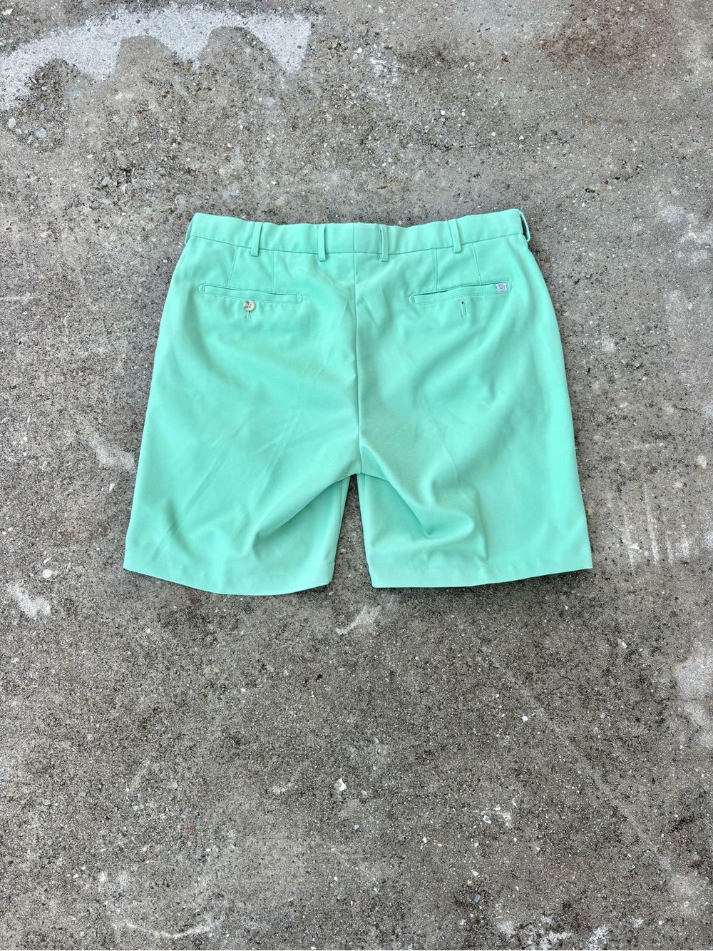 Peter Millar Men's EB68 Performance Golf Shorts Light Green Size 36